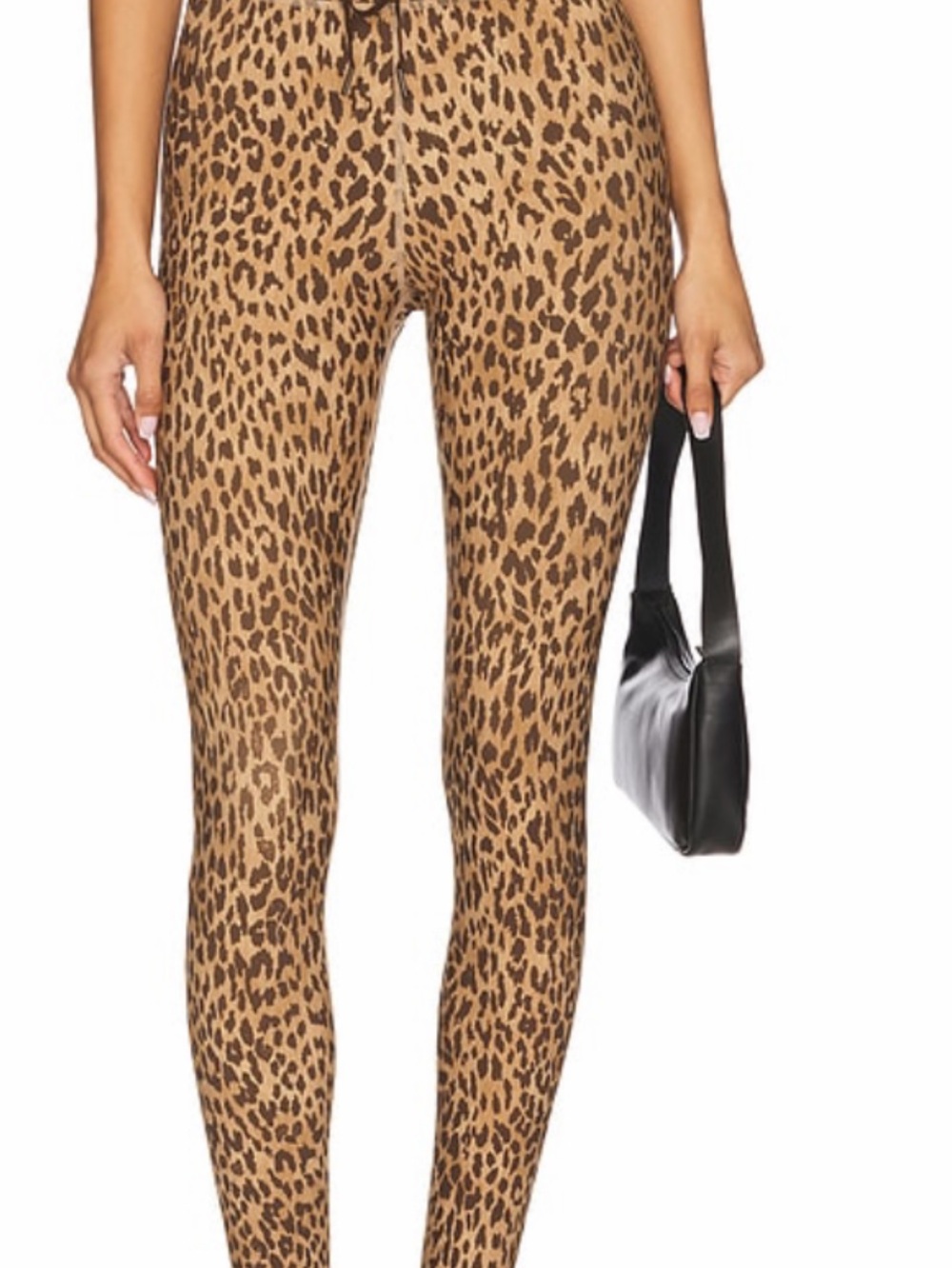 The Upside.  Panthera MIDI pant Pr - Brown & Black